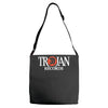 trojan records label Adjustable Strap Totes