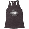 paper rock scissors gun, i win Racerback Tank