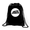 am circle Drawstring Bags
