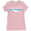 that's how i roll Ladies Fitted T-Shirt