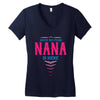 Have No Fear Nana Is Here Women's V-Neck T-Shirt
