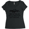 coffee one cuo will do Women's Triblend Scoop T-shirt