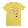 charlie moticons Ladies Fitted T-Shirt