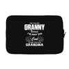 I&rsquo;m Called Granny Because I&rsquo;m Way Too Cool To Be Called Grandma Laptop sleeve