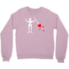 blackbeard's flag pirate edward teach Crewneck Sweatshirt