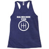 real men drive stick Racerback Tank