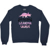 cool grandma saurus Crewneck Sweatshirt