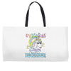 unicorns are born in december cute unicorn Weekender Totes