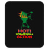 hot grill on grill action Mousepad