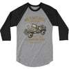 american army jeep 3/4 Sleeve Shirt