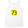 73 the perfect number t shirt the big bang theory cool funny Tank Top
