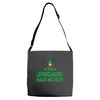 leprechauns made me do it Adjustable Strap Totes
