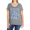 i have two tıtles aunt and dogmom an i rock them both flowers Ladies Curvy T-Shirt