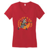 fight like a rebel Women's V-Neck T-Shirt