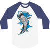 shark tornado 3/4 Sleeve Shirt
