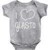 i love glasto (2) Baby Onesie