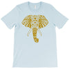 tribal print elephant geometric gold animals cool T-Shirt