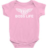 boss life hip hop music rick ross maybach cool dope mens tshirt black Baby Onesie
