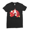 lung cancer awaneress Ladies Fitted T-Shirt