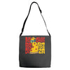 nobody owns pizza! Adjustable Strap Totes