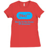 nerdy to the power of awesome Ladies Fitted T-Shirt