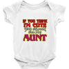 i'm cute see my ount Baby Onesie