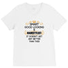 Smart Good Looking Hairstylist Doesnt Get Better Than V-Neck Tee