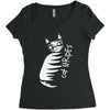 cat stripes Women's Triblend Scoop T-shirt