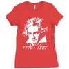 beethoven tribute Ladies Fitted T-Shirt