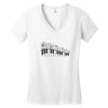 Piano Women's V-Neck T-Shirt