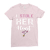 i stole her heart couple Ladies Fitted T-Shirt