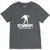 zombies only want a hug bad taste haloween zombie pop culture gift V-Neck Tee