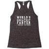 world's greatest farter funny Racerback Tank