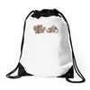 waking dead Drawstring Bags