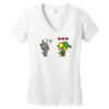 heart seeker Women's V-Neck T-Shirt