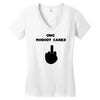omg nobody cares Women's V-Neck T-Shirt