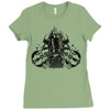 old schol Ladies Fitted T-Shirt