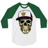skull 3/4 Sleeve Shirt