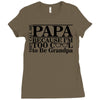 papa Ladies Fitted T-Shirt