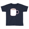 glass and coffee Toddler T-shirt