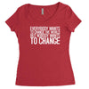 change Women's Triblend Scoop T-shirt