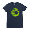 alien ouroboros Ladies Fitted T-Shirt