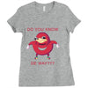 Ugandan Knuckles Ladies Fitted T-Shirt