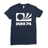 wm 74 germany world cup 1974 retro football Ladies Fitted T-Shirt