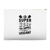 Be A Super Hero For Animals Go Vegan! Accessory Pouches