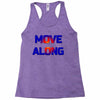move along got nothing for you Racerback Tank