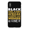 melanin african american woman iPhoneX