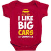 i like big monster cars Baby Bodysuit