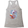 octopus vs shark Racerback Tank