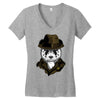 panda rorschach Women's V-Neck T-Shirt